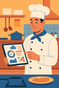 Ejemplo gastronómico con ERP en la nube ilustración