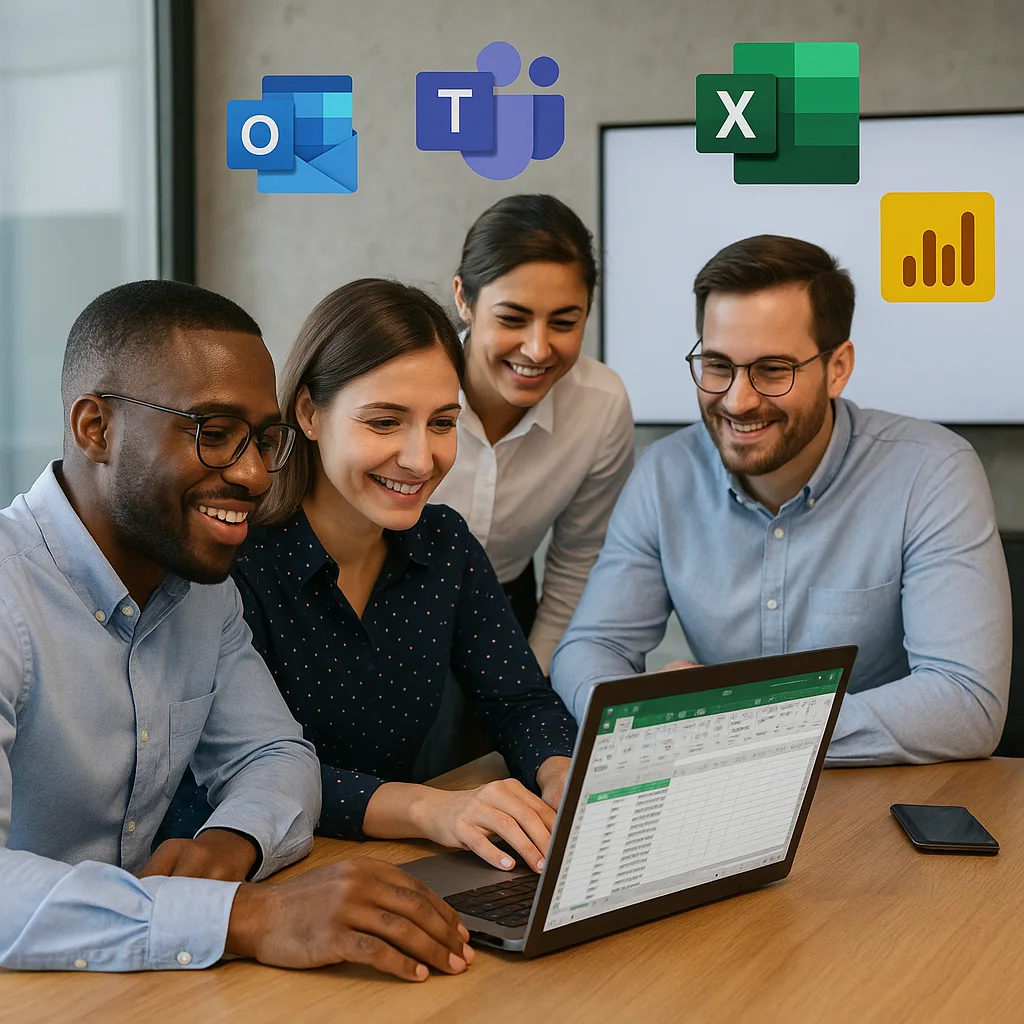 Microsoft Dynamics 365 con integración a Outlook, Teams, Excel y Power BI