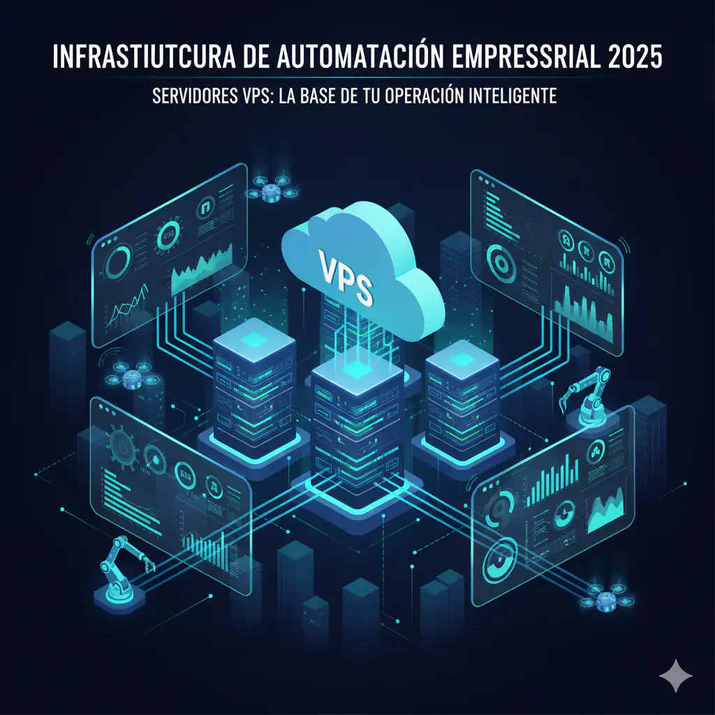 Infraestructura para automatizar operación empresa 2025