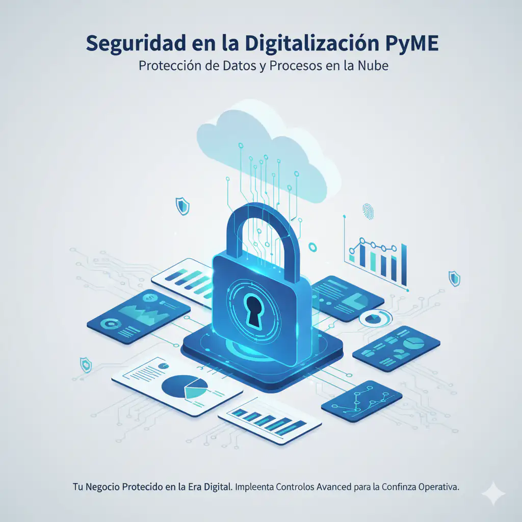 Seguridad al digitalizar procesos administrativos PyME