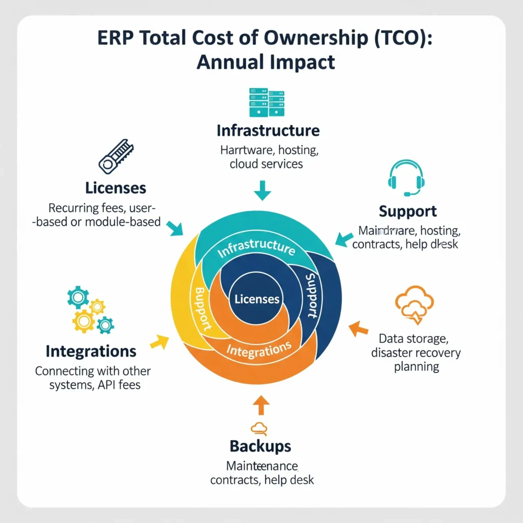 costos totales de ERP