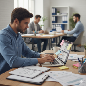 Procesos administrativos dispersos sin un ERP centralizado.