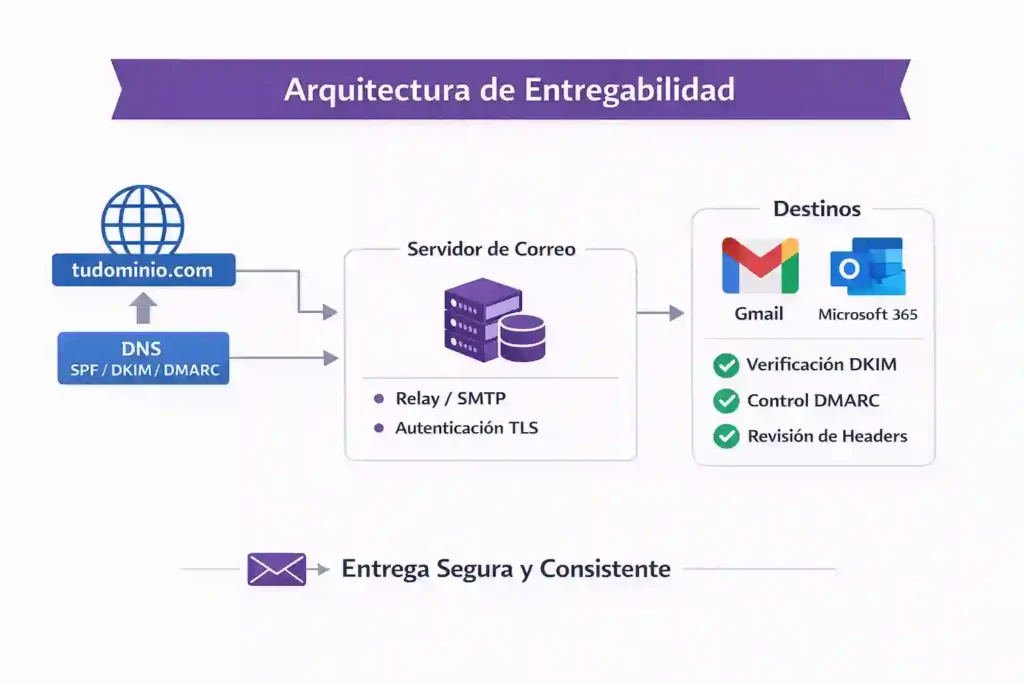 Servicio Profesional de Correo para Empresas que Usan Odoo con SPF DKIM DMARC