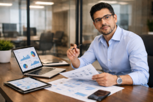 consultor digital planeando integración entre ERP y estrategia digital