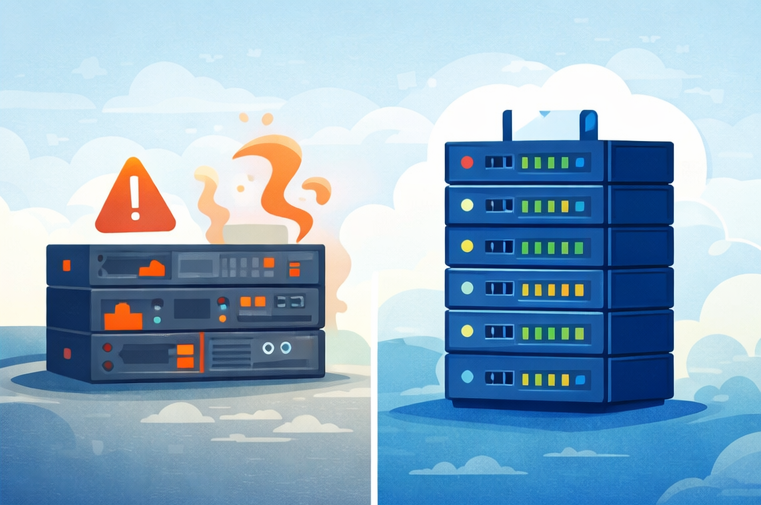 cuánto cuesta implementar CONTPAQi Contabilidad en la nube en una empresa servidor barato vs servidor optimizado