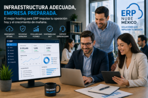 equipo empresa ERP sistema estable crecimiento negocio infraestructura digital