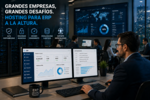 infraestructura ERP empresa grande sistema alto rendimiento oficina corporativa tecnologia