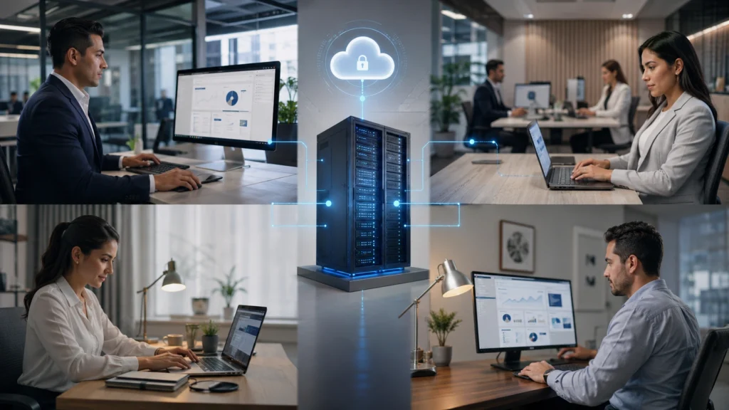 Servidor VPS Windows para múltiples usuarios de Aspel SAE