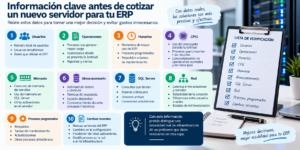 Información que debes reunir antes de cotizar un servidor para un ERP