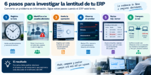 Seis pasos para investigar la lentitud de un servidor ERP