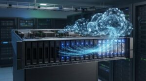 Crecimiento del almacenamiento de un servidor ERP